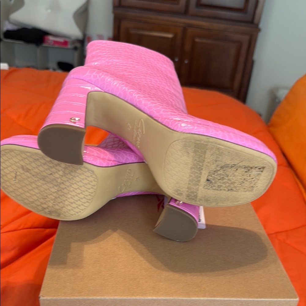 Circus by Sam Edelman Pink Heeled Boots - Picture 16 of 16